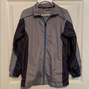 BCG Gray Zip Windbreaker  -Boys
